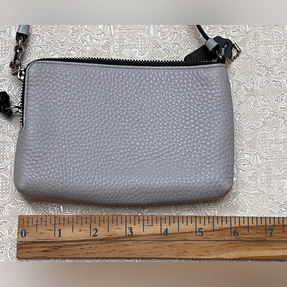Coach Wristlet Wallet, dual zippers, Excellent Condition, Color - Gray - Picture 13 of 13